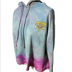 Dip died thrasher hoodie